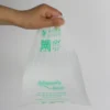 100% Biodegradable and Compostable Produce Bags on Roll - Flat-Seal Freshness Bag for Supermarket Fruit & Veg
