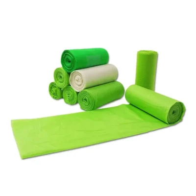 100% Compostable & Biodegradable Garbage Bags - Eco-Friendly Waste Bags & Bin Liners on Rolls for Kitchen & Green Waste