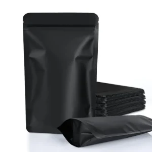 2 Gallon Stand-Up Mylar Bags - Large Aluminum Foil Laminated Plastic Bags, Moisture-Proof Heat-Seal Pouches for Nuts and Pet Food