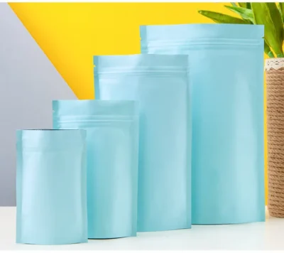 2 Gallon Stand-Up Mylar Bags - Large Aluminum Foil Laminated Plastic Bags, Moisture-Proof Heat-Seal Pouches for Nuts and Pet Food