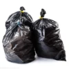 45 Gallon Contractor Trash Bags - Large Black Heavy-Duty Industrial Waste Bags, Puncture Resistant Garbage Bags in Rolls