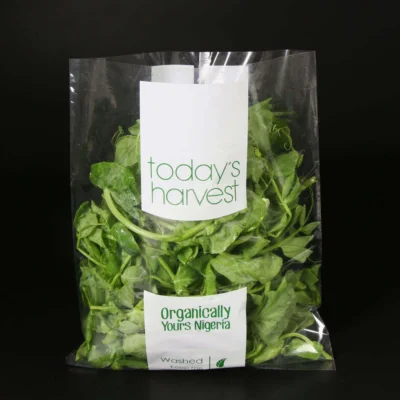 Anti-Fog Fresh Herb Packaging Bags - Premium Crystal-Clear Cellophane Pouches for Organic Herbs & Specialty Lettuce