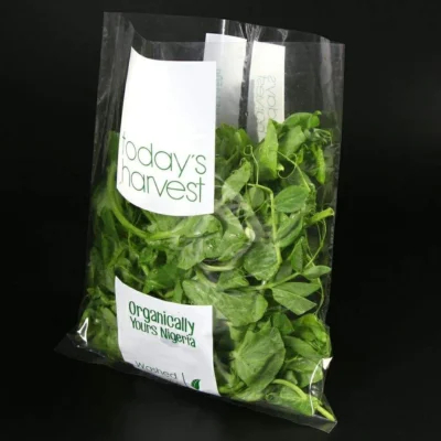 Anti-Fog Fresh Herb Packaging Bags - Premium Crystal-Clear Cellophane Pouches for Organic Herbs & Specialty Lettuce
