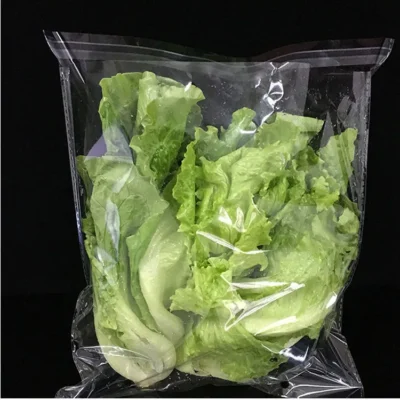 Anti-Fog Micro-Perforated Produce Bags - Crystal Clear BOPP Packaging Pouches for Fresh Cut Salad, Lettuce & Leafy Vegetables