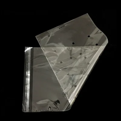 Anti-Fog Micro-Perforated Produce Bags - Crystal Clear BOPP Packaging Pouches for Fresh Cut Salad, Lettuce & Leafy Vegetables