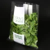 Anti-Fog Micro-Perforated Produce Bags - Crystal Clear BOPP Packaging Pouches for Fresh Cut Salad, Lettuce & Leafy Vegetables