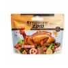 Anti-Fog Stand-Up Roasted Chicken Bags - Heat-Resistant Leak-Proof Ziplock Pouches for Hot Deli & Rotisserie Chicken