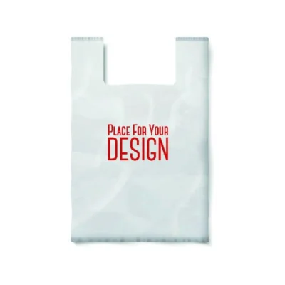 Biodegradable T-Shirt Shopping Bags - Eco-Friendly Custom Logo Plastic Bags for Business, High-Strength Compostable Retail Bags Supplier