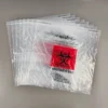 Biohazard PE Specimen Transport Bags - Medical Sample Bags with Zipper Seal & Document Pouch for Laboratory and Industrial Use