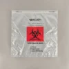 Biohazard PE Specimen Transport Bags - Medical Sample Bags with Zipper Seal & Document Pouch for Laboratory and Industrial Use