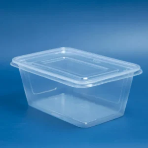 Bulk 1000ml Rectangular PP Food Container - Microwavable Takeaway Box for High-Volume Catering