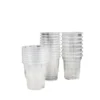 Crystal Clear 2oz Single Wall Soufflé Cups - Disposable PET Portion Cups with Lids for Premium Restaurant Takeout & Condiments