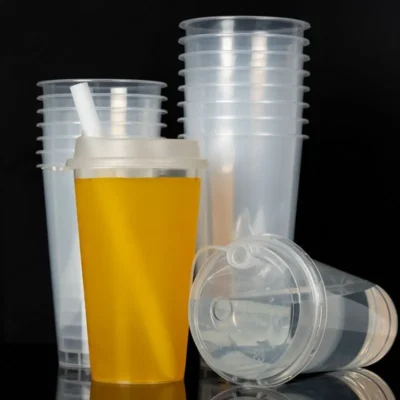 Crystal Clear 2oz Single Wall Soufflé Cups - Disposable PET Portion Cups with Lids for Premium Restaurant Takeout & Condiments