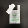 Custom 100% Biodegradable PLA Shopping Bags - EGP Certified Compostable T-Shirt Packaging Bags for Apparel, Food, Fruit & General Retail