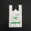 Custom 100% Biodegradable PLA Shopping Bags - EGP Certified Compostable T-Shirt Packaging Bags for Apparel, Food, Fruit & General Retail