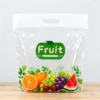 Custom Printed Ziplock Bags for Fresh Produce Packaging - Reusable High-Clarity Fruit and Vegetable Bags