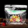 Custom Printed Ziplock Bags for Fresh Produce Packaging - Reusable High-Clarity Fruit and Vegetable Bags