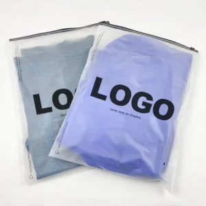 Custom White Frosted Ziplock Bags - Premium Poly Frosted Zipper Packaging Bags for Clothing & Apparel (1) Custom White Frosted Ziplock Bags - Premium Poly Frosted Zipper Packaging Bags for Clothing & Apparel