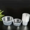 Customizable Transparent PET Disposable Cups - Clear Portion Cups with Lids for Fruit, Ice Cream, Yogurt & Premium Sauces