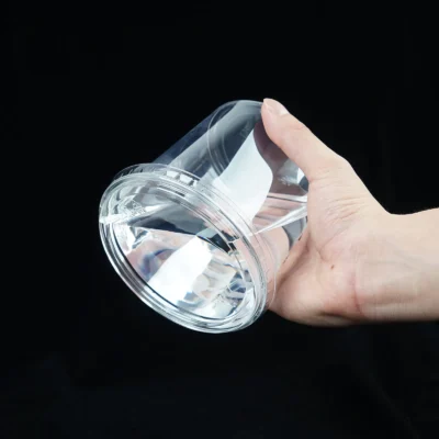 Customizable Transparent PET Disposable Cups - Clear Portion Cups with Lids for Fruit, Ice Cream, Yogurt & Premium Sauces