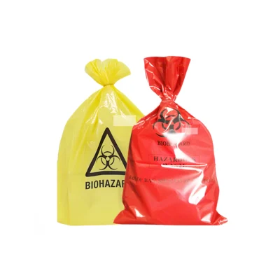 Customized High-Pressure Autoclave PP Biohazard Bags - Red & Yellow Medical Waste Bags for Hospitals, Clinics, and Laboratories
