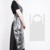 Disposable Plastic PE Aprons for Factory Cleaning - Waterproof & Chemical-Resistant Lightweight Protective Aprons for Industrial Hygiene