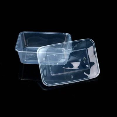 Clear Biodegradable Rectangular Food Storage Box - Eco-Friendly Compostable Container