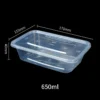 Clear Biodegradable Rectangular Food Storage Box - Eco-Friendly Compostable Container