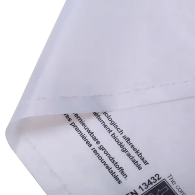 Durable Biodegradable T-Shirt Bags - Compostable PLA & Cornstarch Eco-Friendly Shopping Bags for Supermarkets, Takeout & Groceries