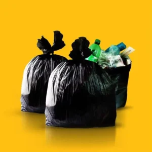 Flexible & Durable Drawstring Trash Bags - Easy-Tie & Carry Garbage Bags for Home, Office, and Daily Use