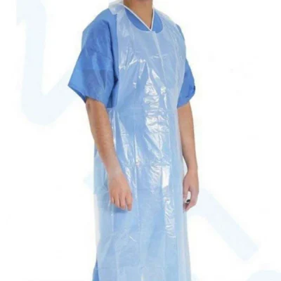 Heavy-Duty Disposable LDPE Aprons - Waterproof & Oil-Proof Plastic Protection with Customizable Logo for Catering & Industrial Use