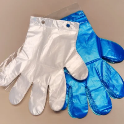 High-Clarity Disposable PE Gloves - Premium Transparent Food-Grade Polyethylene Gloves for Catering & Daily Use