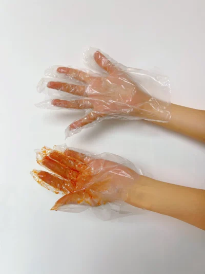 High-Clarity Disposable PE Gloves - Premium Transparent Food-Grade Polyethylene Gloves for Catering & Daily Use