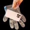 High-Clarity Disposable PE Gloves - Premium Transparent Food-Grade Polyethylene Gloves for Catering & Daily Use