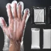 High-Density HDPE Disposable Household Gloves - Durable Clear Plastic Gloves for Cleaning, Hair Dyeing, and M ( (6) High-Density HDPE Disposable Household Gloves - Durable Clear Plastic Gloves for Cleaning, Hair Dyeing, and Multi-Purpose Use