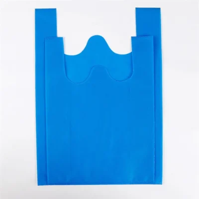 High-Quality Non-Woven T-Shirt Bags - Durable Eco-Friendly Shopping Bags, Economical Reusable Option for Groceries, Fruits & Gift Packaging