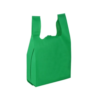 High-Quality Non-Woven T-Shirt Bags - Durable Eco-Friendly Shopping Bags, Economical Reusable Option for Groceries, Fruits & Gift Packaging