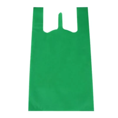 High-Quality Non-Woven T-Shirt Bags - Durable Eco-Friendly Shopping Bags, Economical Reusable Option for Groceries, Fruits & Gift Packaging