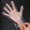 Individually Wrapped Disposable PE Gloves - Custom Printed Food Grade Plastic Gloves for Restaurants & Catering