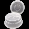 Premium Single-Tier Disposable Food Container with Metallic-Finish Lid - High-Clarity Microwavable Take-out Box
