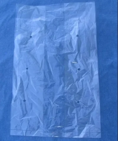 Manufacturer Food-Grade Perforated HDPE Bags - High-Strength Breathable Plastic Packaging for Bulk Fruits & Vegetables