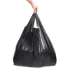 Manufacturer Wholesale Heavy-Duty Embossed Garbage Bags - Customizable Black Plastic Waste Bags for Industrial & Commercial Use