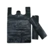 Manufacturer Wholesale Heavy-Duty Embossed Garbage Bags - Customizable Black Plastic Waste Bags for Industrial & Commercial Use