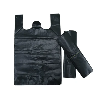 Manufacturer Wholesale Heavy-Duty Embossed Garbage Bags - Customizable Black Plastic Waste Bags for Industrial & Commercial Use