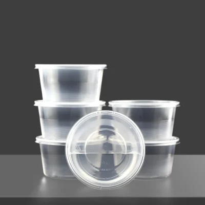 Multi-Purpose Disposable Plastic Portion Cups - Clear Soufflé & Jello Shot Cups with Lids for Sauce, Condiments & Meal Prep