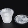 Multi-Purpose Disposable Plastic Portion Cups - Clear Soufflé & Jello Shot Cups with Lids for Sauce, Condiments & Meal Prep