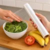 Anti-Fog PE Cling Film with Built-in Slide Cutter for Fresh Food Packaging