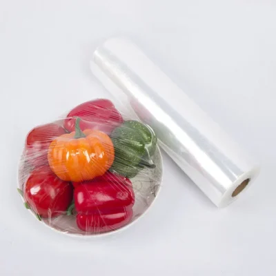 Anti-Fog PE Cling Film with Built-in Slide Cutter for Fresh Food Packaging