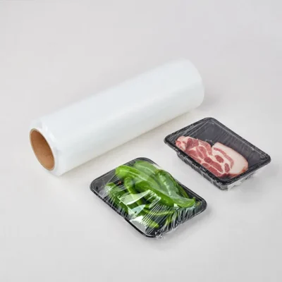 Anti-Fog PE Cling Film with Built-in Slide Cutter for Fresh Food Packaging