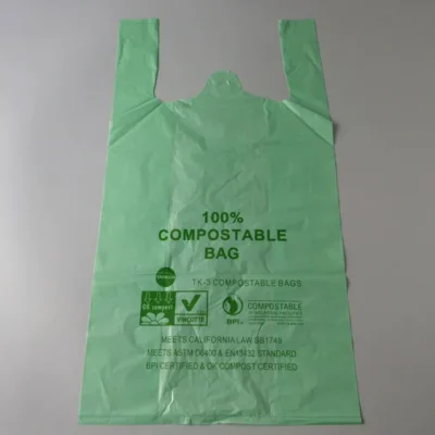 Popular Design 100% Compost Bags Small Kitchen Trash Bag with Handle Biodegradable Food Scrap Waste Bags (5) Popular Design 100% Compost Bags Small Kitchen Trash Bag with Handle Biodegradable Food Scrap Waste Bags